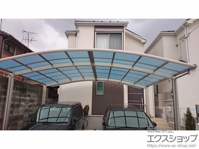 福岡県北九州市のYKKAPのカーポート レイナツインポートグラン　積雪～20cm対応 施工例