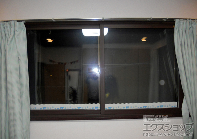 福岡県直方市のの二重窓（内窓） インプラス(ダストバリア)引き違い窓2枚建て 施工例