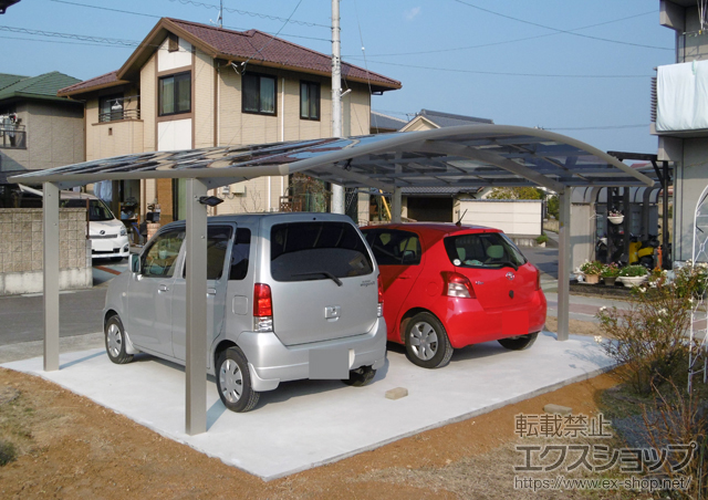香川県高松市ののカーポート プレシオスポート ワイド 積雪〜20cm対応 施工例