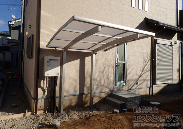 茨城県取手市ののサイクルポート・駐輪場 プレシオスポート ミニ 積雪〜20cm対応 施工例