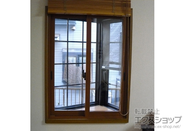 東京都西多摩郡日の出町のの二重窓（内窓） インプラス(ダストバリア)引き違い窓2枚建て 施工例