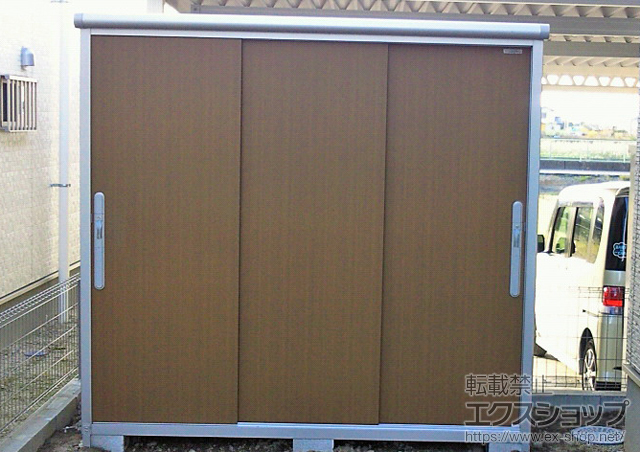 愛知県あま市のの物置・屋外倉庫 エスモ 一般型 2100×900×1959(ESD-2109AGL) 施工例