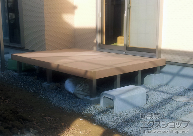 岡山県岡山市ののウッドデッキ リウッドデッキ 200 施工例