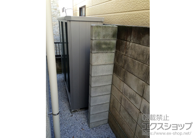 東京都杉並区のの物置・屋外倉庫 エスモ 一般型(ESD-2106AGL) 施工例