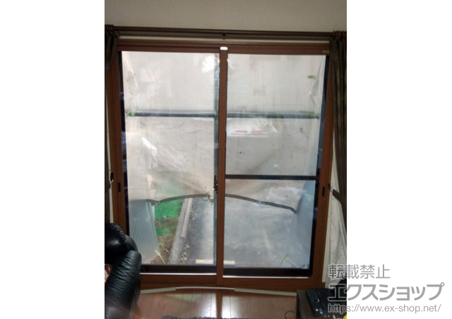 神奈川県相模原市のの二重窓（内窓） インプラス(ダストバリア)引き違い窓2枚建て 施工例