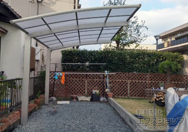 福岡県福岡市ののカーポート プレシオスポート 積雪〜20cm対応 施工例