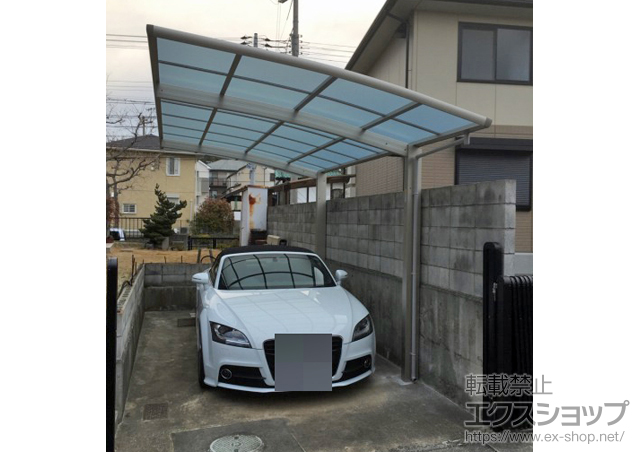 兵庫県神戸市ののカーポート レイナポートグラン　積雪〜20cm対応 施工例
