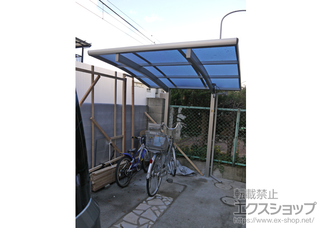 広島県広島市ののサイクルポート・駐輪場 プレシオスポート ミニ 積雪〜20cm対応 施工例