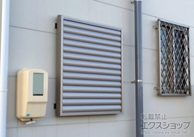 静岡県磐田市のLIXIL リクシル（トステム）の面格子・窓格子 目隠し可動ルーバー 関東間 可動式 施工例