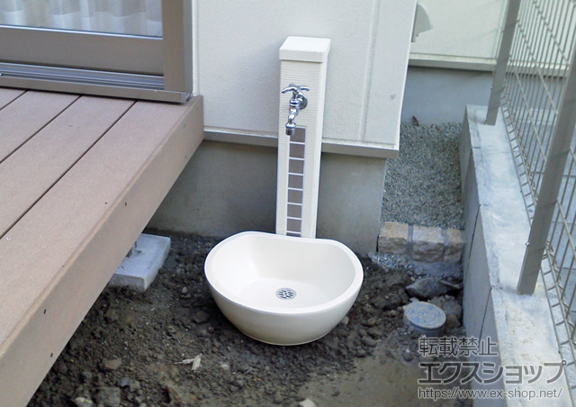 神奈川県横浜市のの立水栓・ガーデンシンク ファミエンテ 施工例
