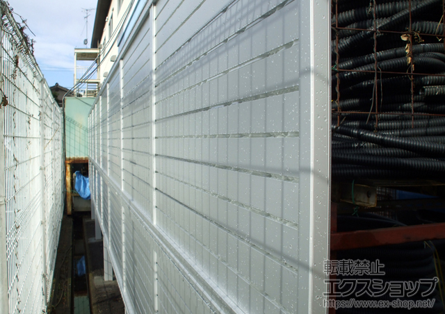 神奈川県海老名市ののフェンス・柵 プレスタフェンス5型  多段柱仕様(2段) 施工例