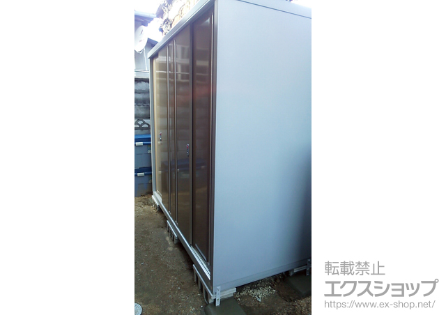 大阪府豊中市のの物置・屋外倉庫 シンプリー 一般型（MJN-219E MB） 施工例