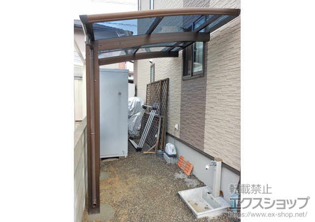 徳島県三好市ののサイクルポート・駐輪場 プレシオスポート ミニ 積雪〜20cm対応 施工例