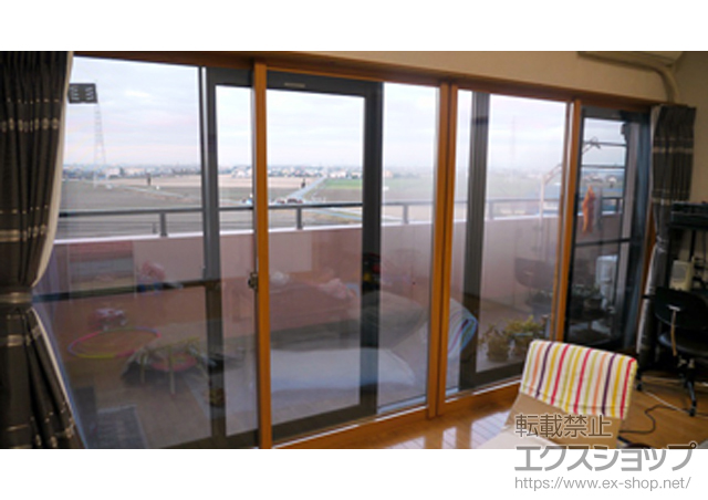 愛知県安城市のの二重窓（内窓） インプラス ダストバリア仕様 引違い窓 4枚建 施工例