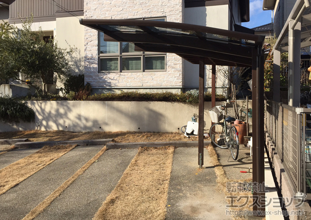 愛知県名古屋市ののサイクルポート・駐輪場 プレシオスポート ミニ 積雪〜20cm対応 施工例