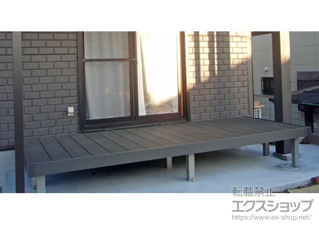 鹿児島県鹿児島市ののウッドデッキ リウッドデッキ 200 施工例