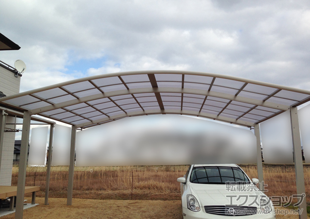 香川県高松市ののカーポート レイナツインポートグラン　積雪〜20cm対応 施工例