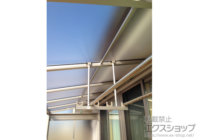 香川県高松市ののテラス屋根 ヴェクターテラス F型 テラスタイプ 連棟 積雪〜20cm対応 施工例