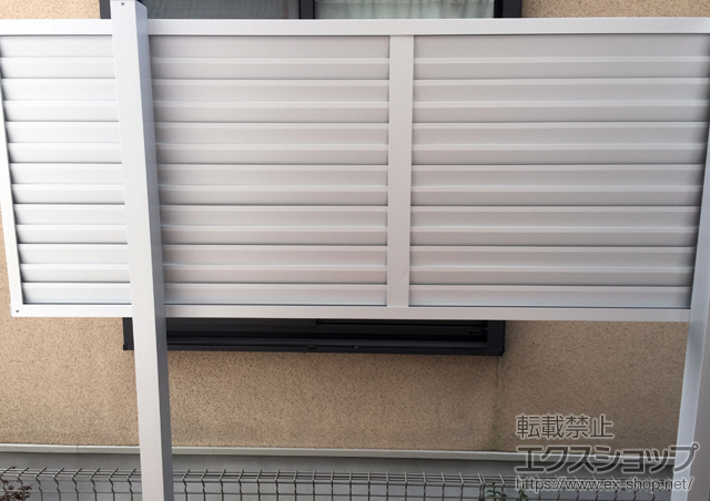 神奈川県横浜市ののフェンス・柵 プレスタフェンス8型 多段柱仕様(1段) 施工例