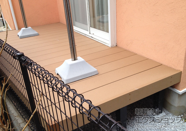 神奈川県川崎市ののウッドデッキ リウッドデッキ 200 施工例