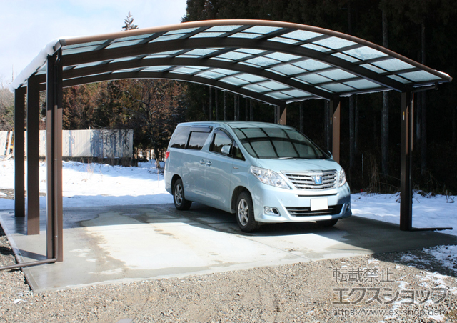 京都府京都市ののカーポート レイナツインポートグラン50 積雪50cm対応 施工例