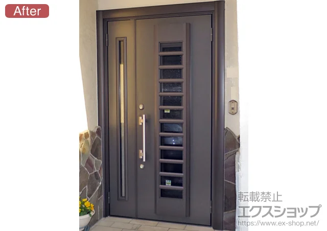 ���������킫�s��LIXIL ���N�V���i�g�X�e���j�̌��փh�A ���V�F���g 001�^�@�̕��^�C�v �{�H��