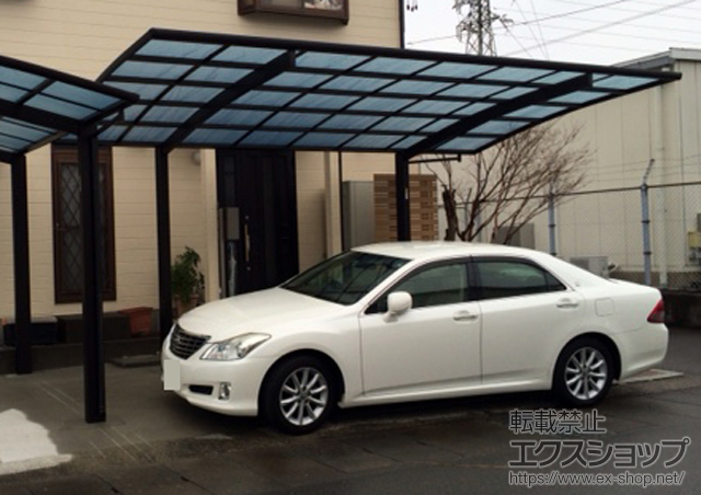 静岡県焼津市ののカーポート レイナポートグラン　積雪〜20cm対応 施工例