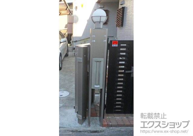 愛知県尾張旭市のの機能門柱・ポスト スクリーンファンクションユニット ベーシックタイプ 施工例