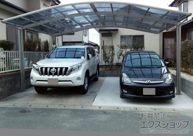 福岡県宗像市ののカーポート レイナツインポートグラン　積雪〜20cm対応 施工例