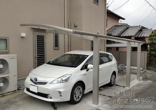 静岡県浜松市ののカーポート レイナポートグラン 延長　積雪〜20cm対応 施工例