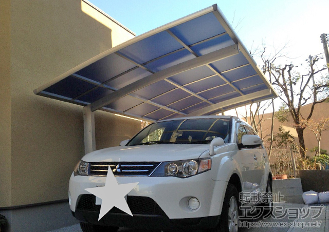 大分県大分市ののカーポート プレシオスポート 積雪〜20cm対応 施工例