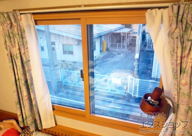 埼玉県さいたま市のLIXIL リクシル（トステム）の内窓（二重窓・二重サッシ） インプラス(ダストバリア)引き違い窓2枚建て 施工例
