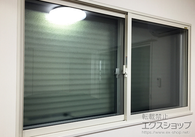 東京都江戸川区のの二重窓（内窓） インプラス(ダストバリア)引き違い窓2枚建て 施工例