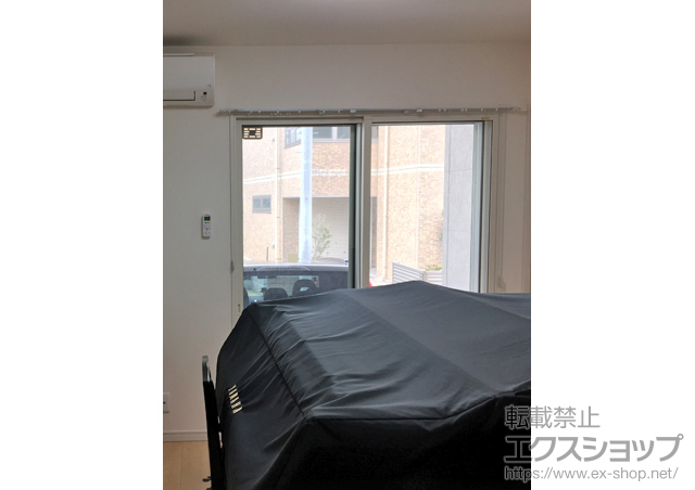 東京都江戸川区のの二重窓（内窓） インプラス(ダストバリア)引き違い窓2枚建て 施工例