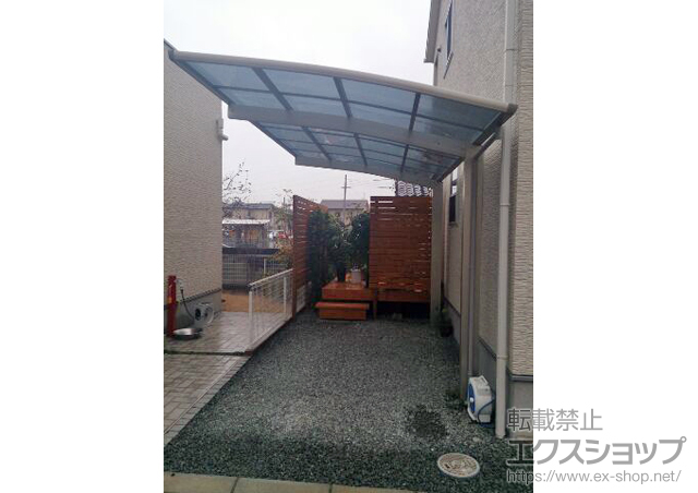 兵庫県姫路市ののカーポート プレシオスポート 積雪〜20cm対応 施工例