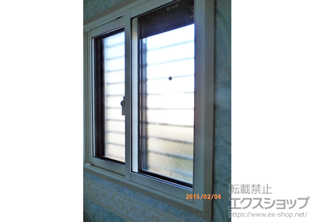 埼玉県さいたま市のの二重窓（内窓） インプラス(ダストバリア)引き違い窓2枚建て 施工例