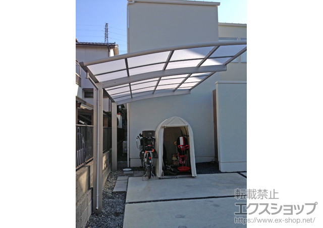 大阪府河内長野市ののカーポート プレシオスポート 積雪〜20cm対応 施工例