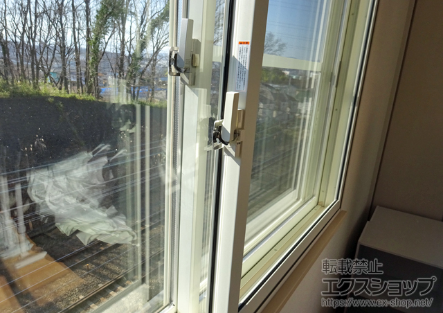 東京都日野市のの二重窓（内窓） インプラス(ダストバリア)引き違い窓2枚建て 施工例