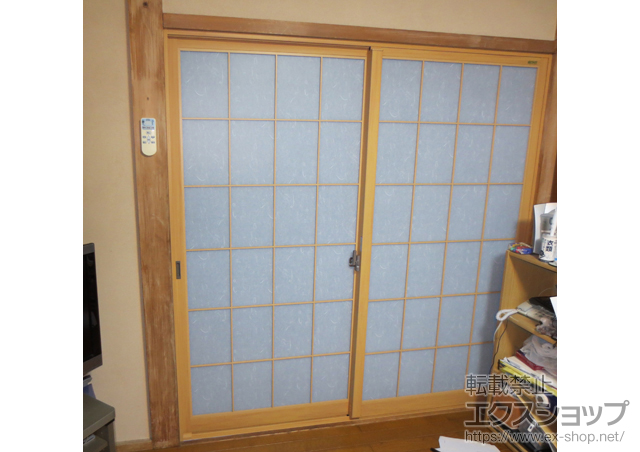 茨城県のの二重窓（内窓） インプラス ダストバリア仕様 引違い窓 2枚建 施工例