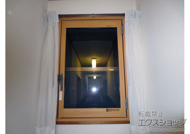 茨城県のの二重窓（内窓） インプラス ダストバリア仕様 開き窓 ※外観左吊元 施工例