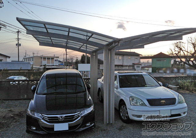 熊本県玉名市ののカーポート プレシオスポート Y合掌 積雪〜20cm対応 施工例