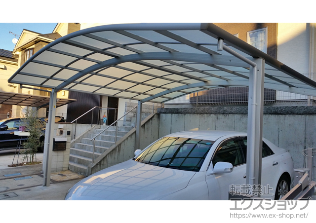 神奈川県川崎市ののカーポート レイナツインポートグラン　積雪〜20cm対応 施工例