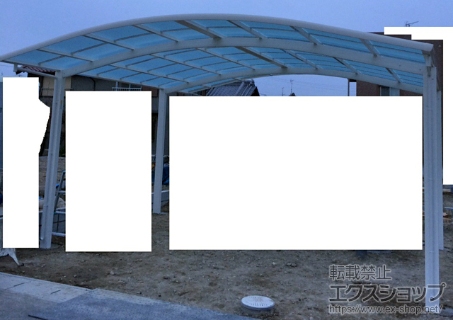 愛知県弥富市ののカーポート レイナツインポートグラン　積雪〜20cm対応 施工例