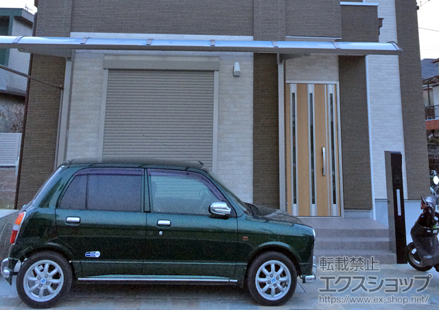 大阪府八尾市のLIXIL リクシル（トステム）のカーポート レガーナポートシグマIII 積雪〜20cm対応 施工例