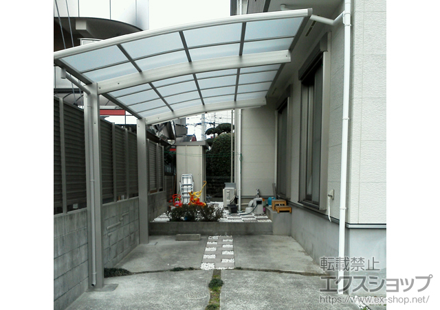 静岡県浜松市ののカーポート プレシオスポート 積雪〜20cm対応 施工例