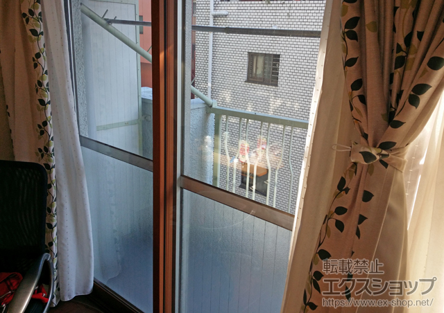 神奈川県川崎市のの二重窓（内窓） インプラス(ダストバリア)引き違い窓2枚建て 施工例