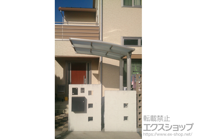 佐賀県唐津市ののサイクルポート・駐輪場 レイナポートグランミニ 積雪〜20cm対応 施工例