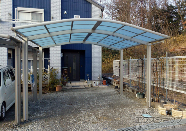 滋賀県甲賀市ののカーポート レイナツインポートグラン　積雪〜20cm対応 施工例