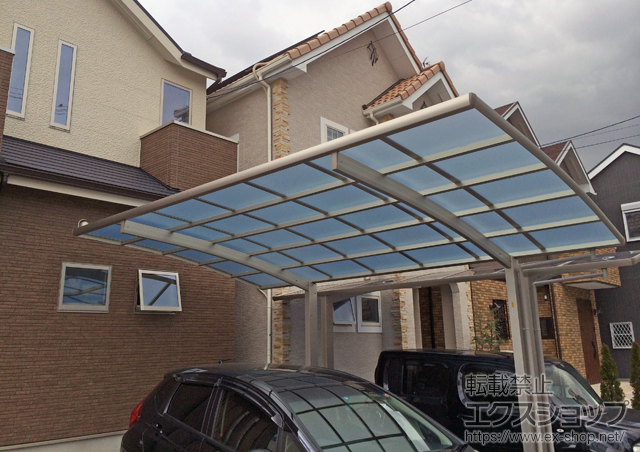 大阪府藤井寺市ののカーポート レイナポートグラン　積雪〜20cm対応 施工例