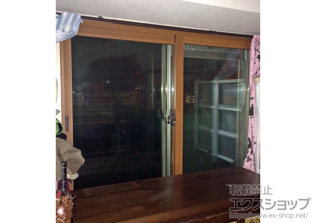 宮城県仙台市のの二重窓（内窓） インプラス(ダストバリア)引き違い窓2枚建て 施工例